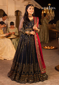 Shehnai by Asim Jofa Embroidered Net 3Pc Suit AJSH-10 - House Of Hania