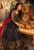 Shehnai by Asim Jofa Embroidered Net 3Pc Suit AJSH-10 - House Of Hania