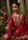 Shurooq | Garden of Dream | Crimson - House Of Hania