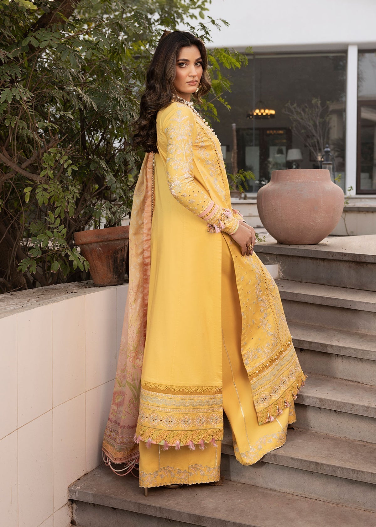 Shurooq | Luxury Lawn 25 | Abigail - House Of Hania