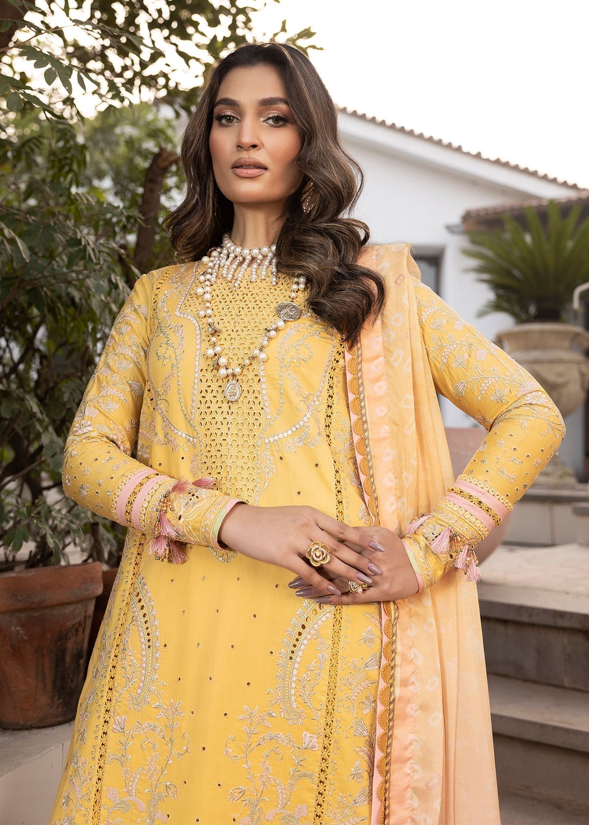 Shurooq | Luxury Lawn 25 | Abigail - House Of Hania