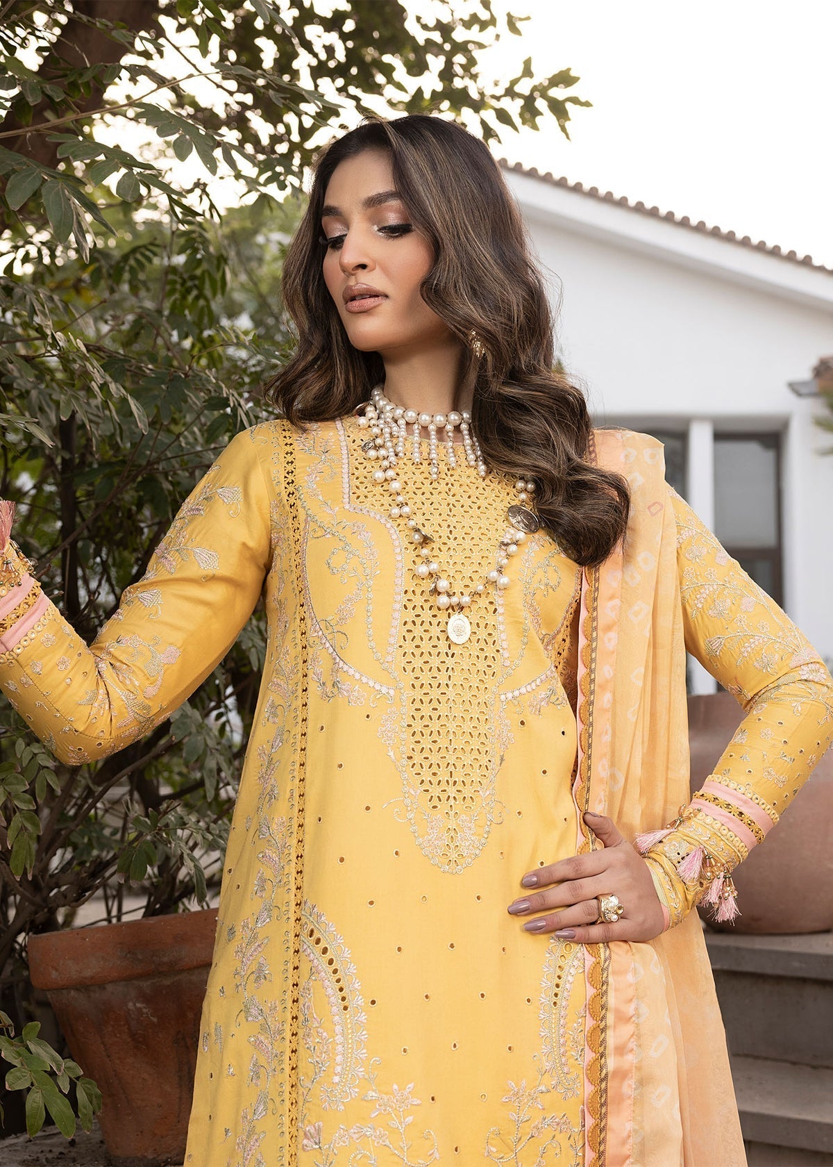 Shurooq | Luxury Lawn 25 | Abigail - House Of Hania