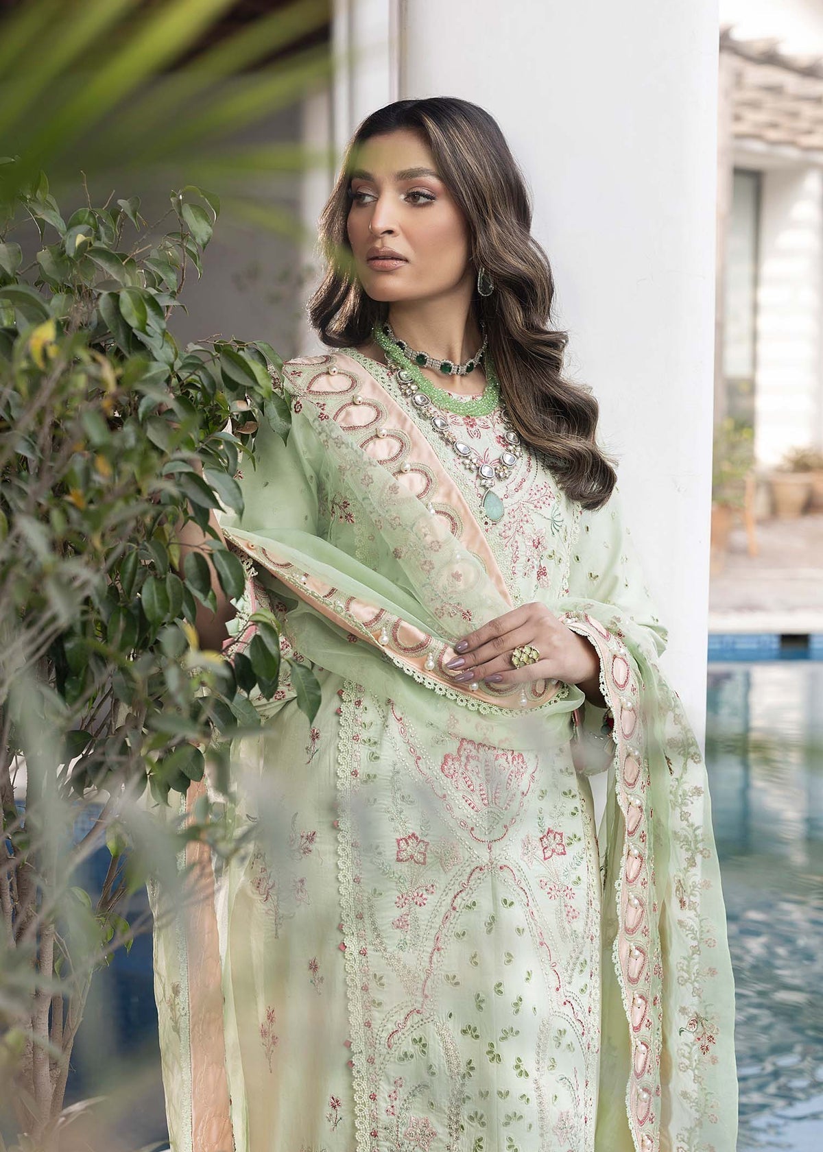 Shurooq | Luxury Lawn 25 | Amazon - House Of Hania