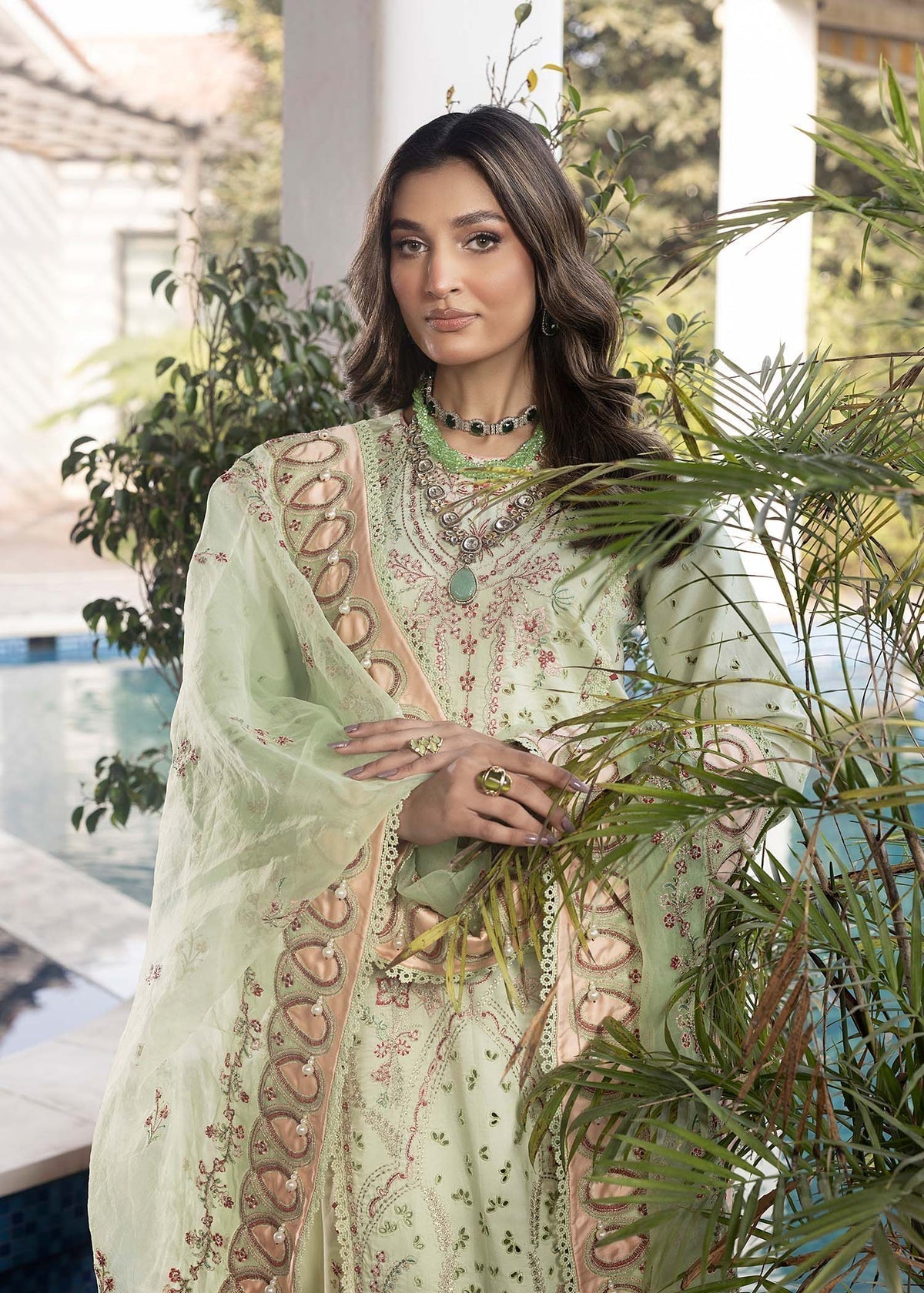 Shurooq | Luxury Lawn 25 | Amazon - House Of Hania