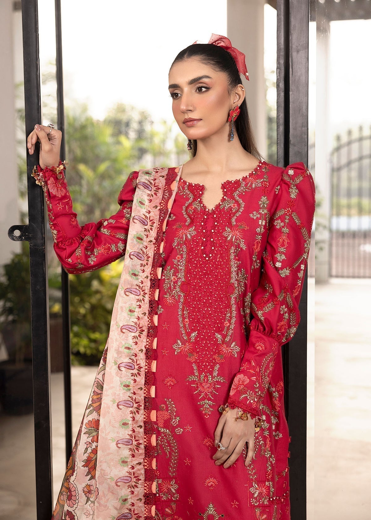 Shurooq | Luxury Lawn 25 | Lina - House Of Hania