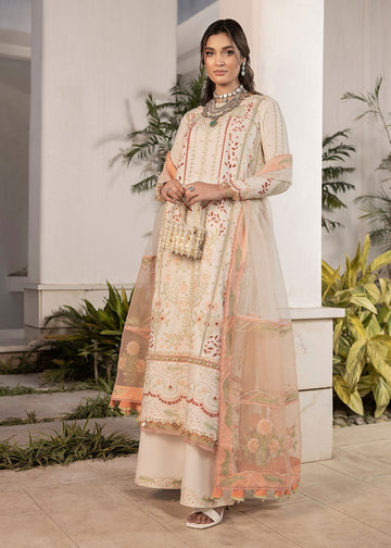 Shurooq | Luxury Lawn 25 | Nora - House Of Hania