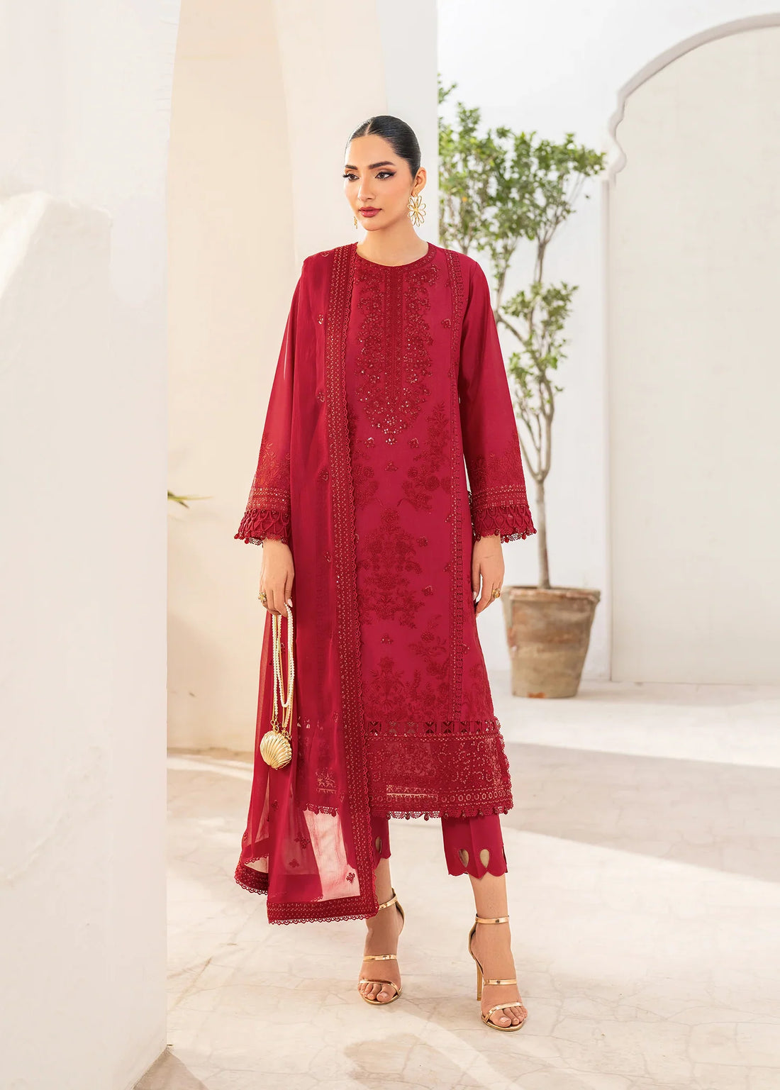 Sifa | Luxury Lawn Stitched | Haya - House Of Hania