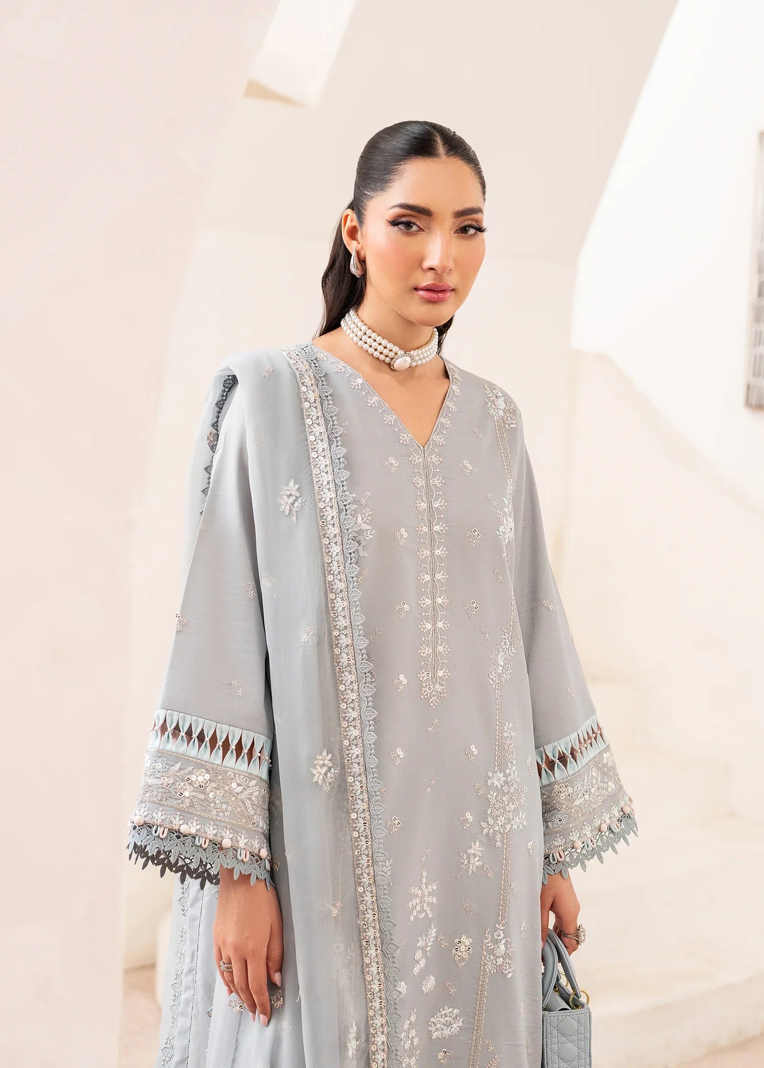 Sifa | Luxury Lawn Stitched | Ravaya - House Of Hania