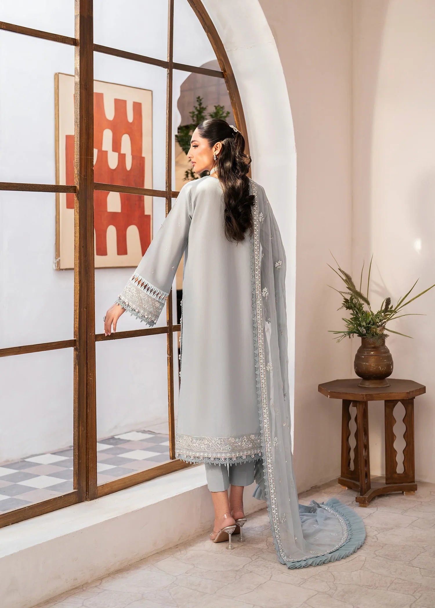 Sifa | Luxury Lawn Stitched | Ravaya - House Of Hania