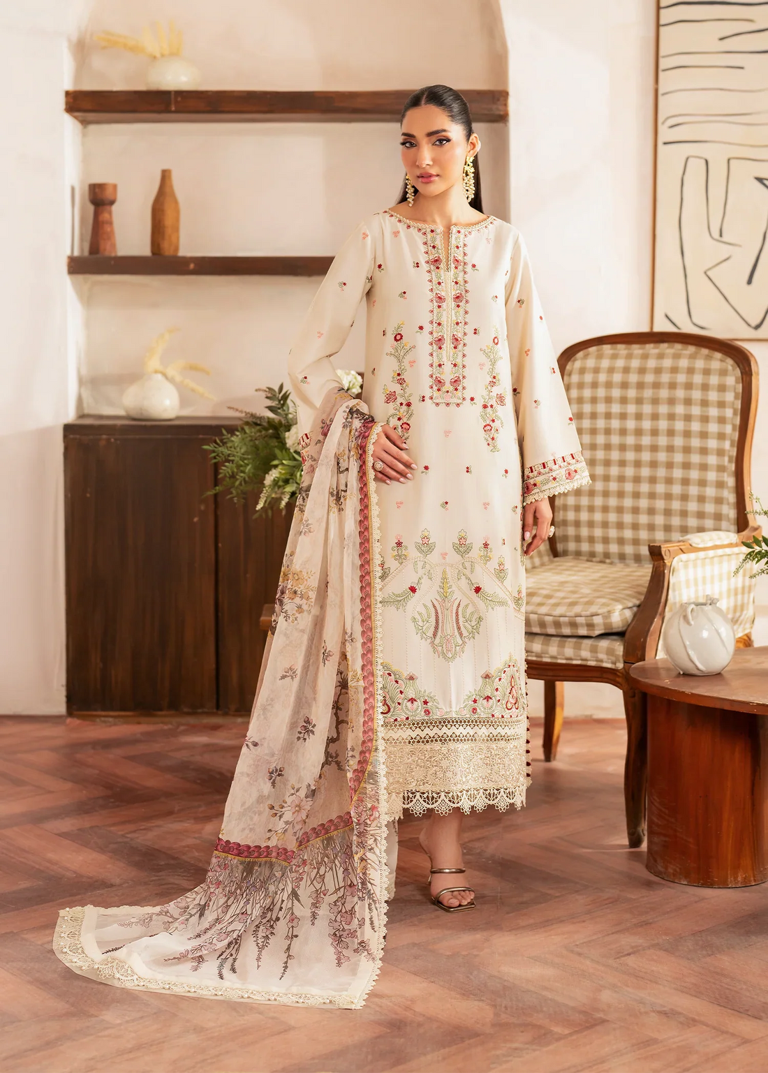 Sifa | Luxury Lawn Stitched | Zara - House Of Hania