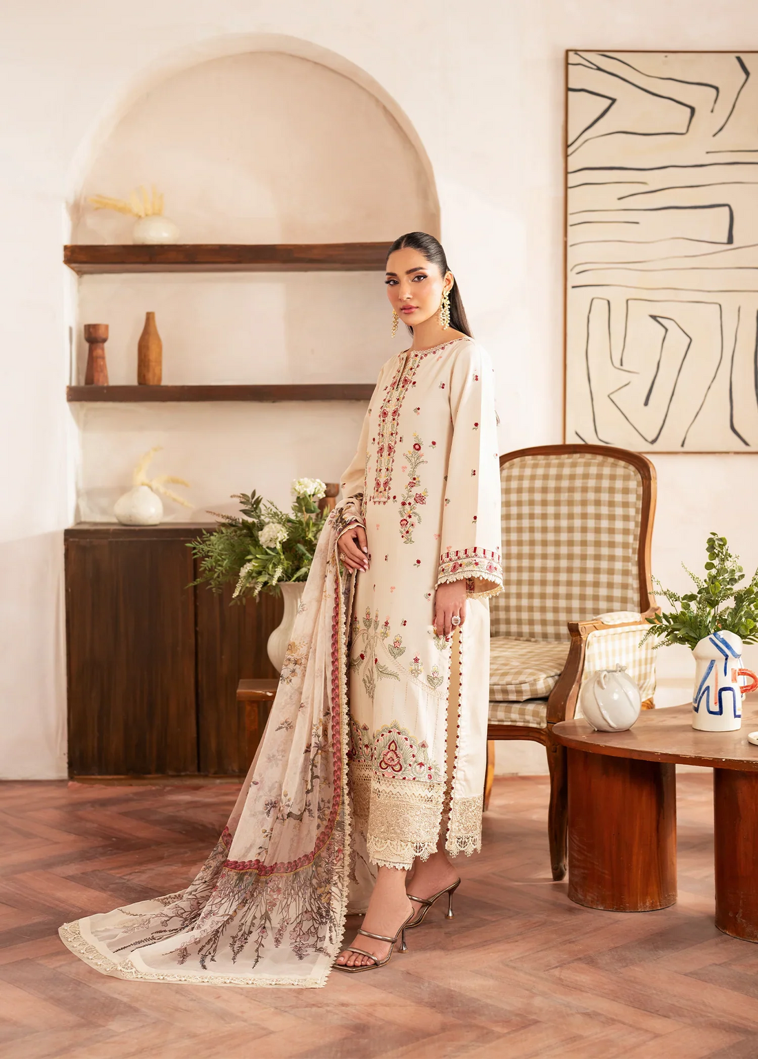 Sifa | Luxury Lawn Stitched | Zara - House Of Hania