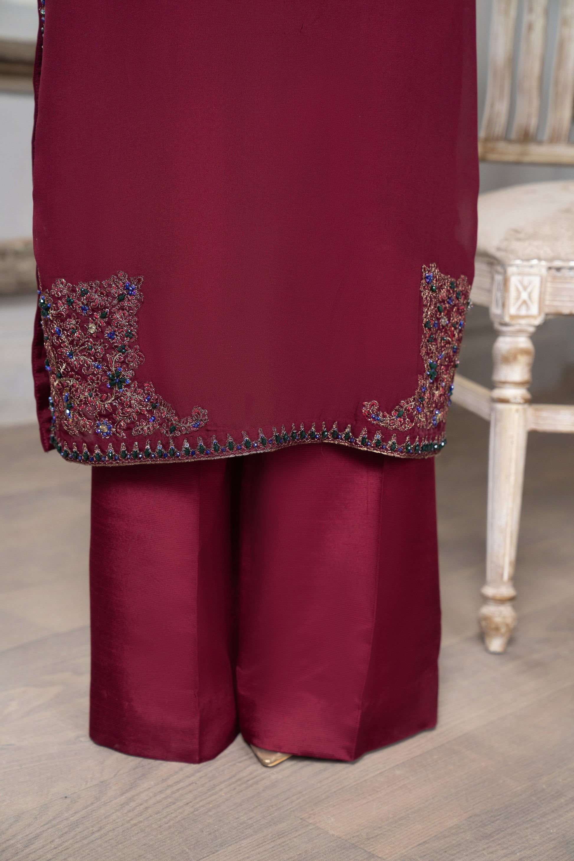 Sifa | Semi Formals | SF-25 - Red - House Of Hania