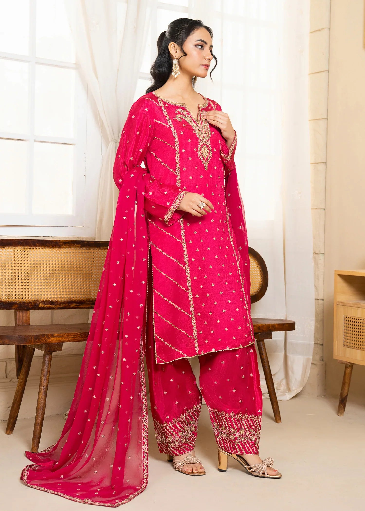 Sifa | Serelle Silk Wear' 24 Vol 2 | SFP-V5-10 (Dark pink) - House Of Hania