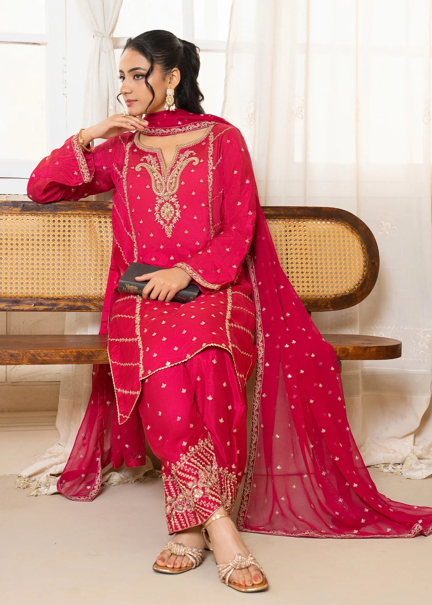 Sifa | Serelle Silk Wear' 24 Vol 2 | SFP-V5-10 (Dark pink) - House Of Hania