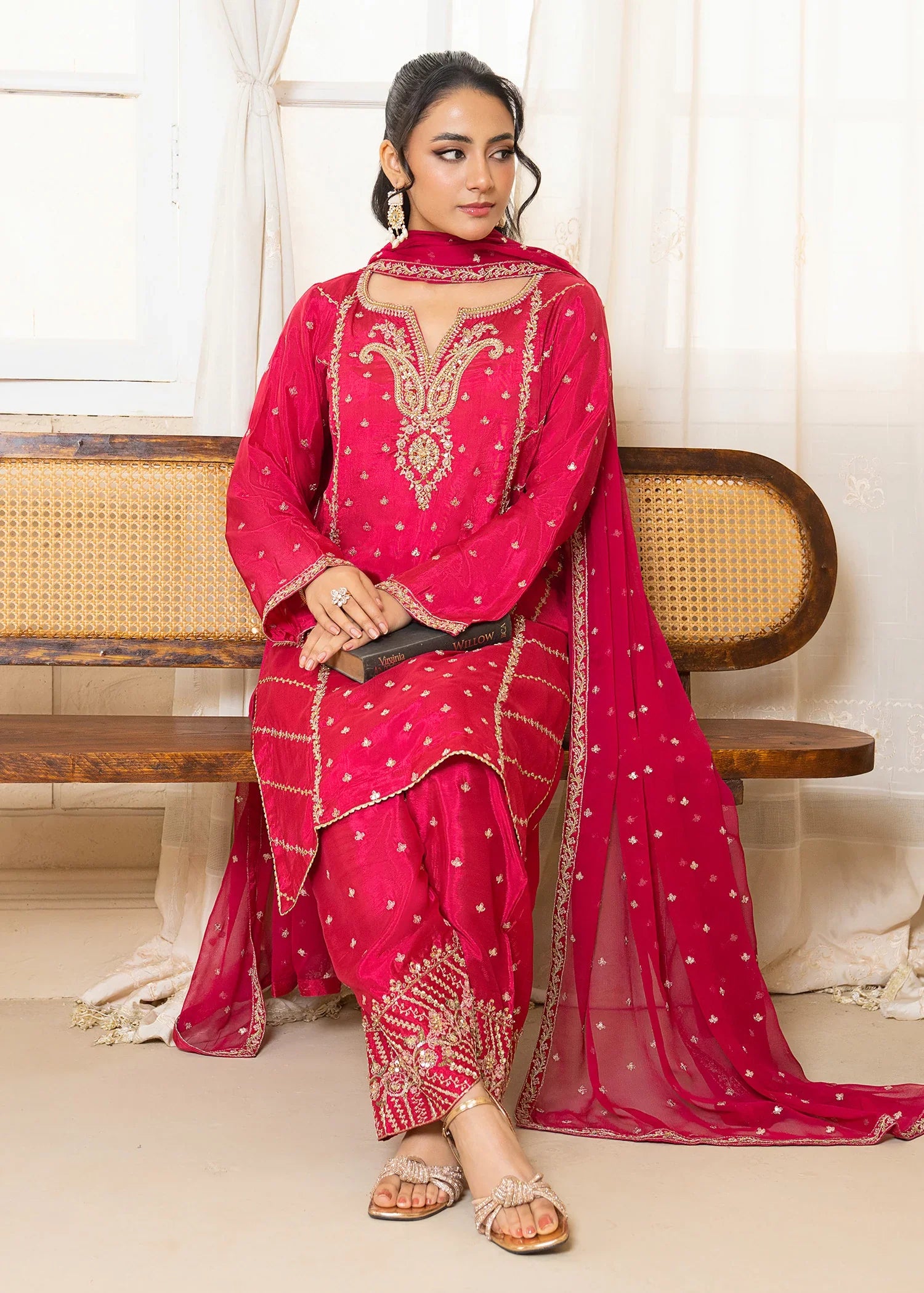 Sifa | Serelle Silk Wear' 24 Vol 2 | SFP-V5-10 (Dark pink) - House Of Hania