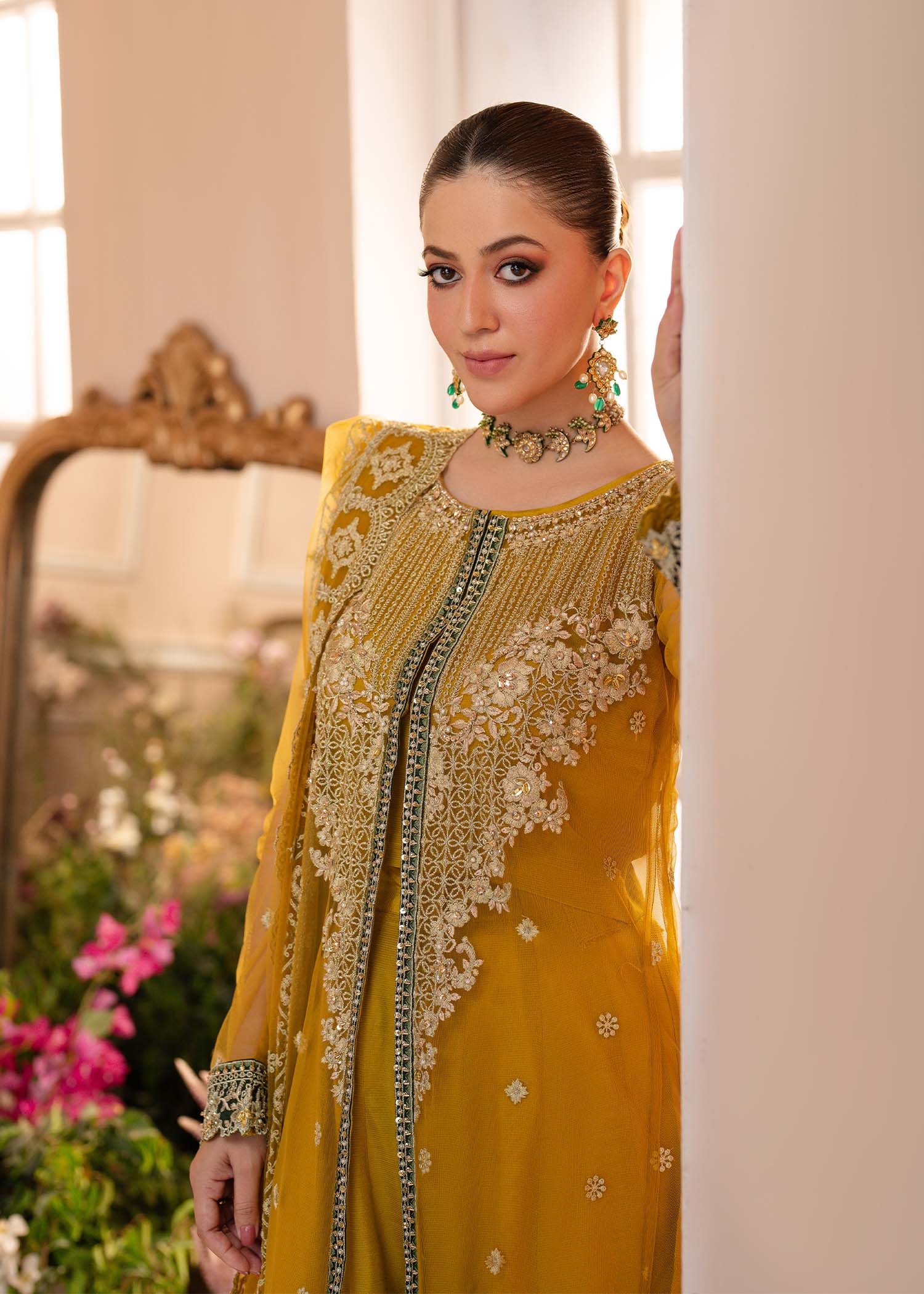 Sifa | Zebaish Collection | Gul-e-Aftabi - House Of Hania
