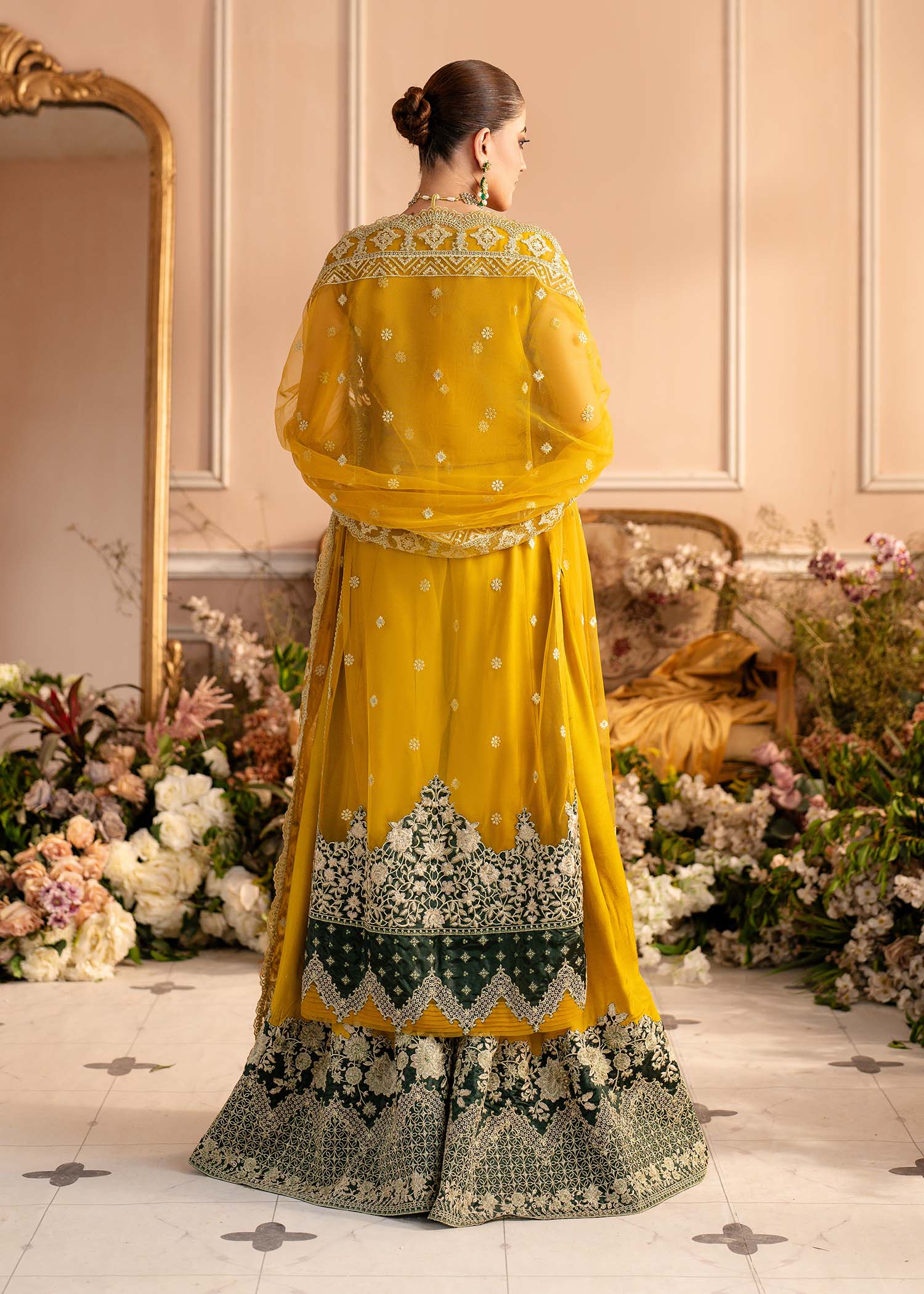 Sifa | Zebaish Collection | Gul-e-Aftabi - House Of Hania