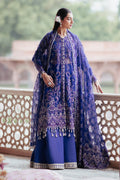 Silsila by Saad Shaikh Embroidered Organz 3Pc Suit D-08 Onara - House Of Hania