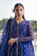 Silsila by Saad Shaikh Embroidered Organz 3Pc Suit D-08 Onara - House Of Hania