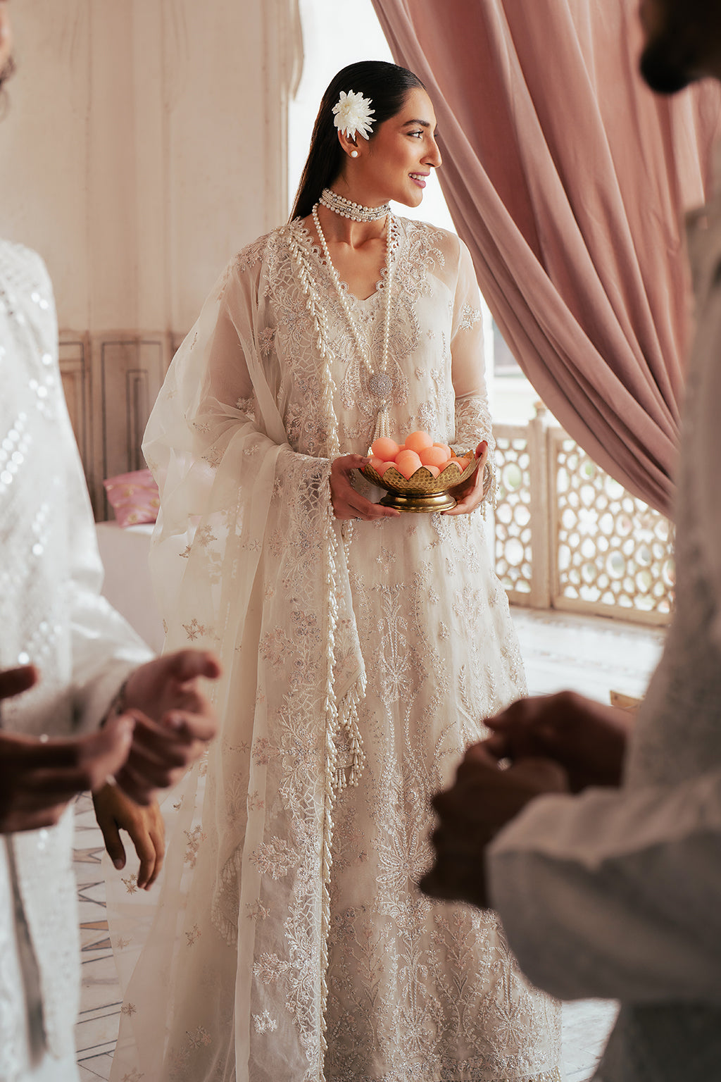 Silsila by Saad Shaikh Embroidered Organza 3Pc Suit D-01 Zahria - House Of Hania