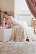 Silsila by Saad Shaikh Embroidered Organza 3Pc Suit D-01 Zahria - House Of Hania