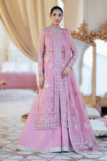 Silsila by Saad Shaikh Embroidered Organza 3Pc Suit D-03 Leya - House Of Hania