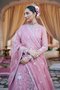 Silsila by Saad Shaikh Embroidered Organza 3Pc Suit D-03 Leya - House Of Hania