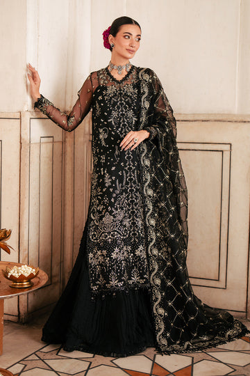Silsila by Saad Shaikh Embroidered Organza 3Pc Suit D-04 Amaya - House Of Hania