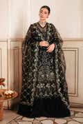 Silsila by Saad Shaikh Embroidered Organza 3Pc Suit D-04 Amaya - House Of Hania