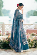 Silsila by Saad Shaikh Embroidered Organza 3Pc Suit D-06 Evara - House Of Hania