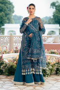 Silsila by Saad Shaikh Embroidered Organza 3Pc Suit D-06 Evara - House Of Hania