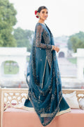 Silsila by Saad Shaikh Embroidered Organza 3Pc Suit D-06 Evara - House Of Hania