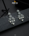 Silver Orchid Earrings - House Of Hania