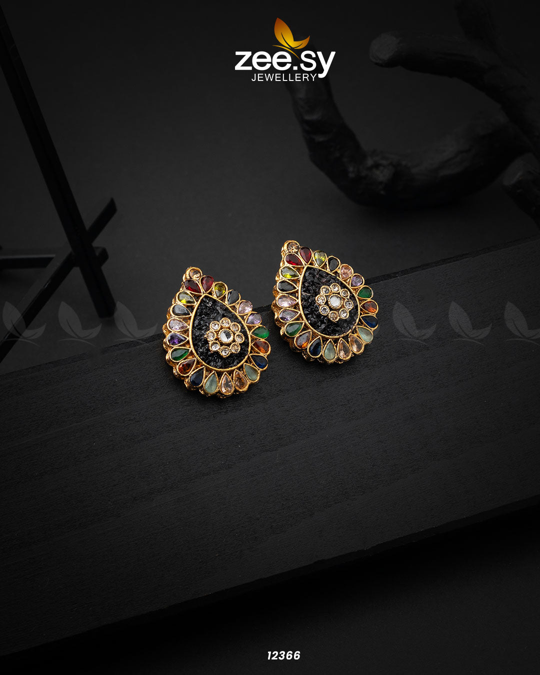 Slate Crush Earrings - House Of Hania
