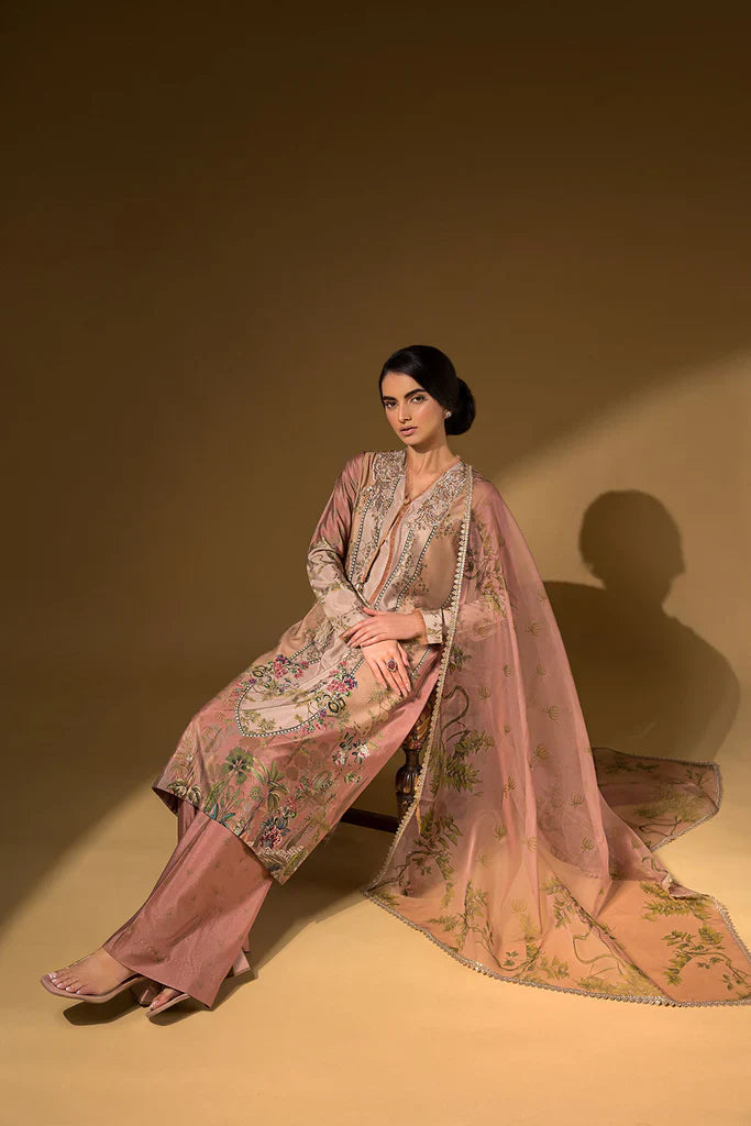 Sobia Nazir | Festive Silk Ready to Wear | Design 01 Festive Silk Ready to Wear Collection 2023 FSRTW-23-01-CD-S - House Of Hania