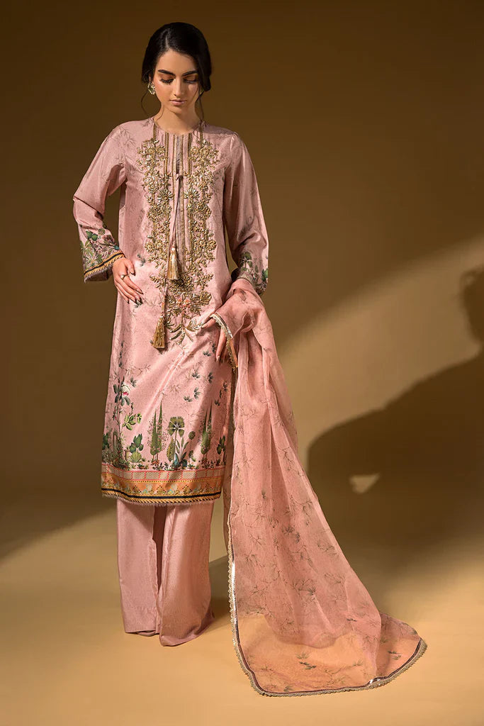 Sobia Nazir | Festive Silk Ready to Wear | Design 02 Festive Silk Ready to Wear Collection 2023 FSRTW-23-02-CD-S - House Of Hania