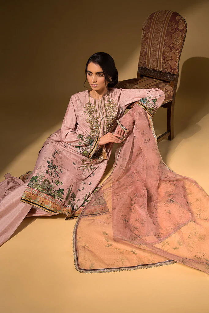 Sobia Nazir | Festive Silk Ready to Wear | Design 02 Festive Silk Ready to Wear Collection 2023 FSRTW-23-02-CD-S - House Of Hania