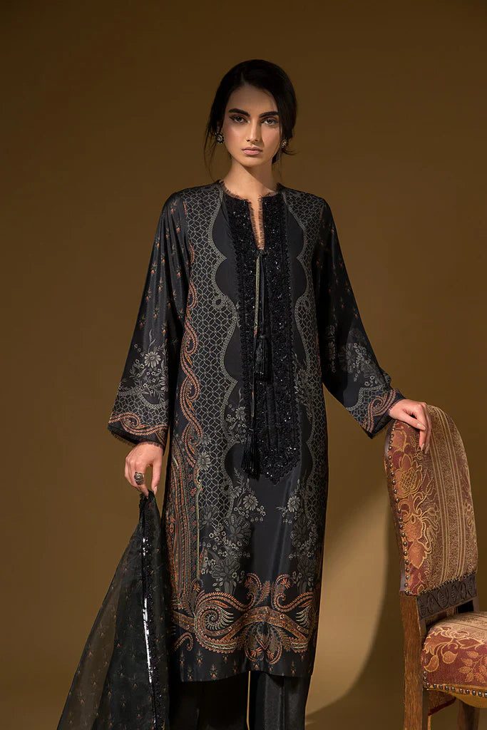 Sobia Nazir | Festive Silk Ready to Wear | Design 03 Festive Silk Ready to Wear Collection 2023 FSRTW-23-03-CD-S - House Of Hania