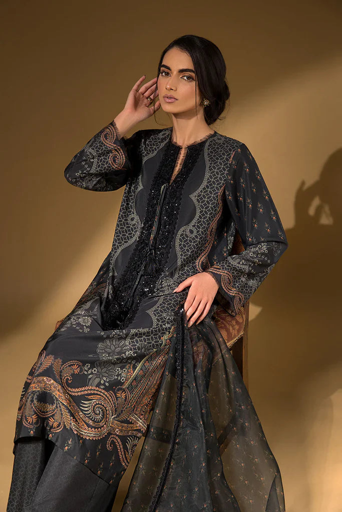 Sobia Nazir | Festive Silk Ready to Wear | Design 03 Festive Silk Ready to Wear Collection 2023 FSRTW-23-03-CD-S - House Of Hania