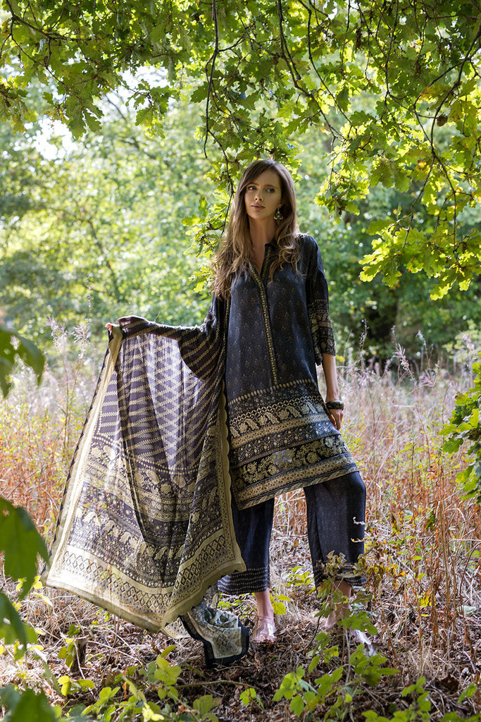 Sobia Nazir | Silk Satin 25 | ST25-05 - House Of Hania
