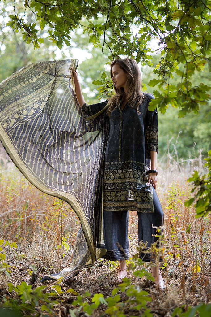 Sobia Nazir | Silk Satin 25 | ST25-05 - House Of Hania