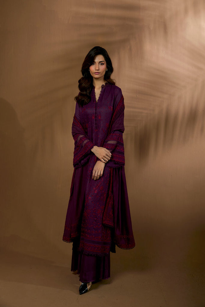 Sobia Nazir | Winter Shawl 25 | Design 2B - House Of Hania