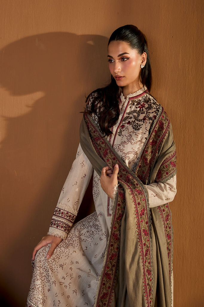 Sobia Nazir | Winter Shawl 25 | Design 6A - House Of Hania
