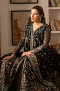 Solene by Ayzel Embroidered Organza 3Pc Suit D-06 FLEUR - House Of Hania