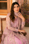 Solene by Ayzel Embroidered Organza 3Pc Suit D-07 MARLENE - House Of Hania