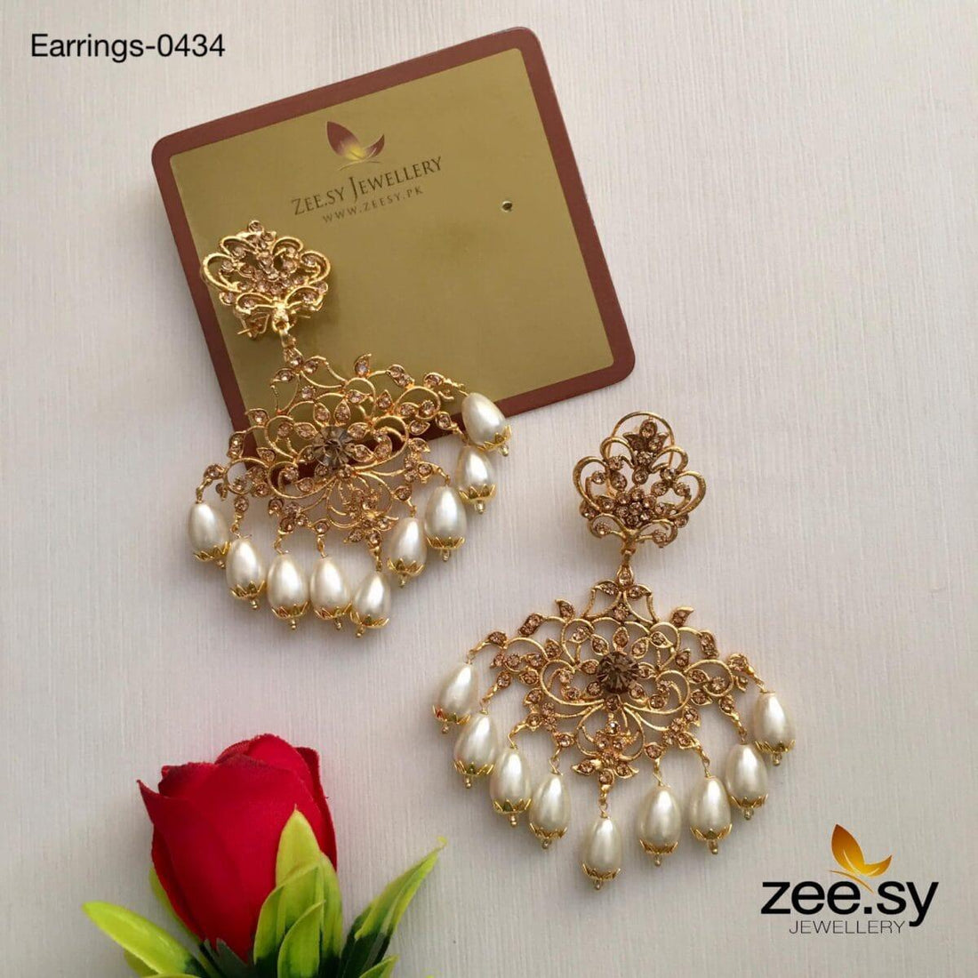 Sunflower Earrings-0434 - House Of Hania