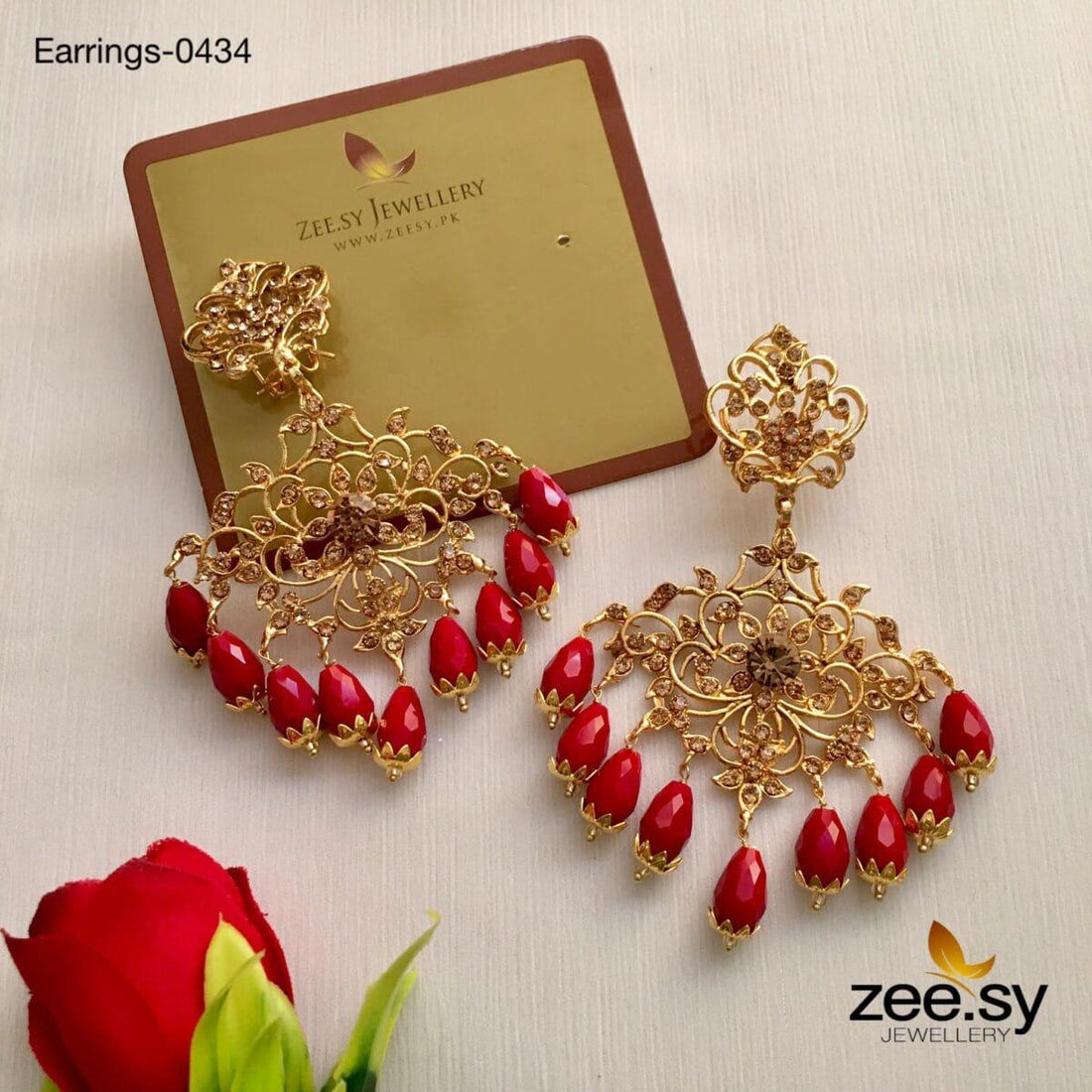 Sunflower Earrings-0434 - House Of Hania
