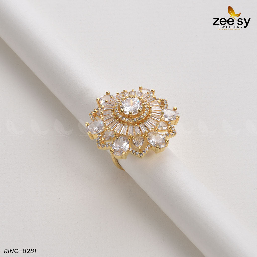 Sunflower Ring-8281 - House Of Hania