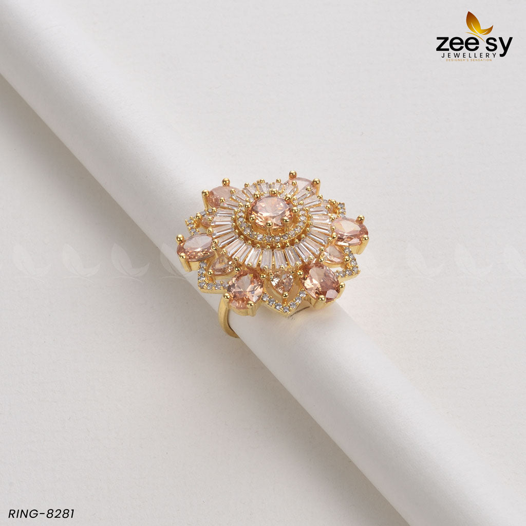Sunflower Ring-8281 - House Of Hania