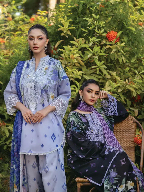 Tahra by Zainab Chottani Embroidered Lawn 3Pc Suit D-06A RAHA - House Of Hania